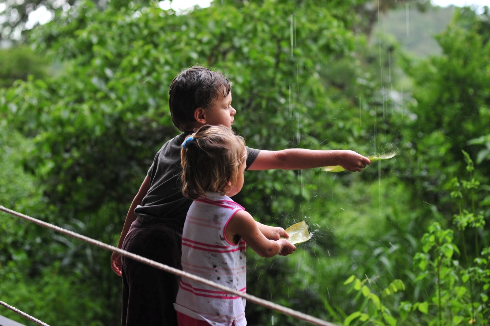 Children enjoying Galapagos Safari Camp in Galapagos