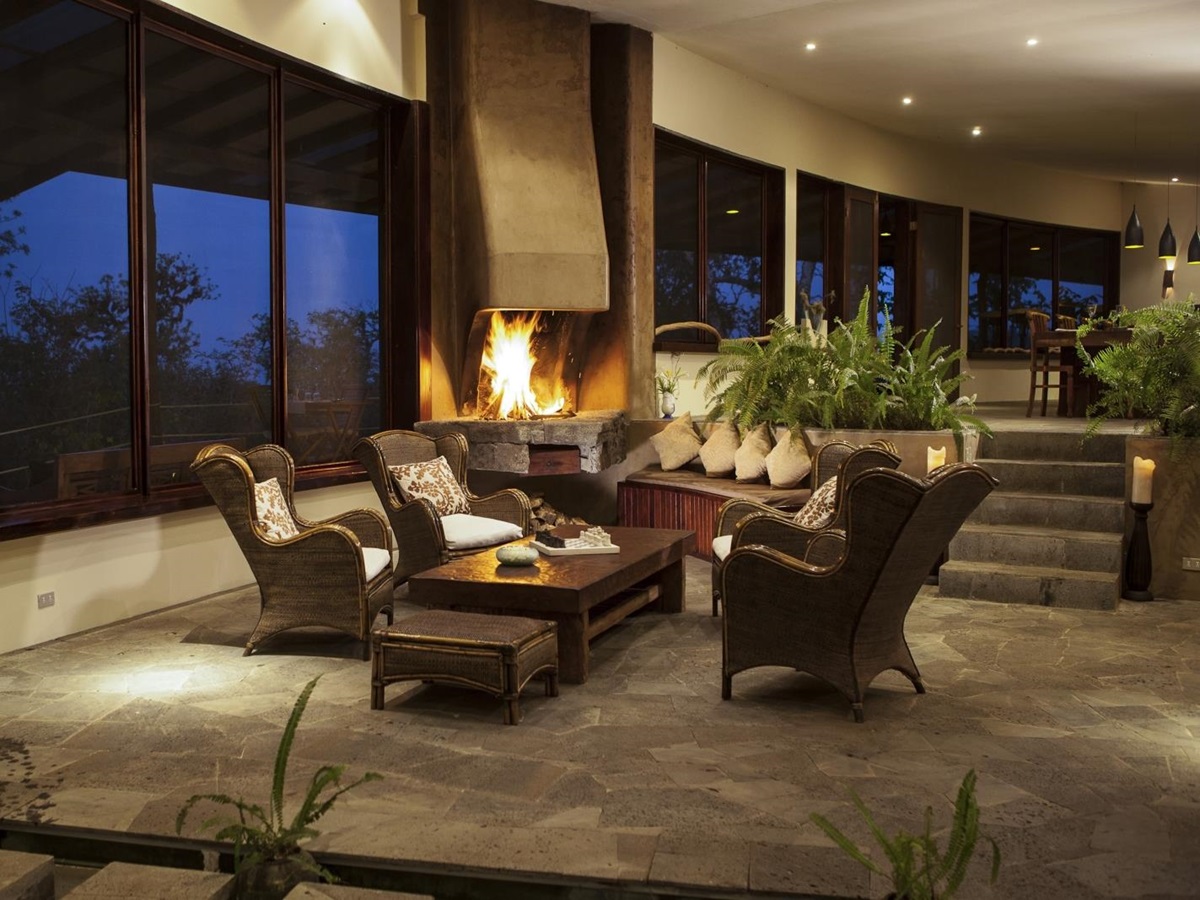 Lounge at Galapagos Safari Camp in Galapagos