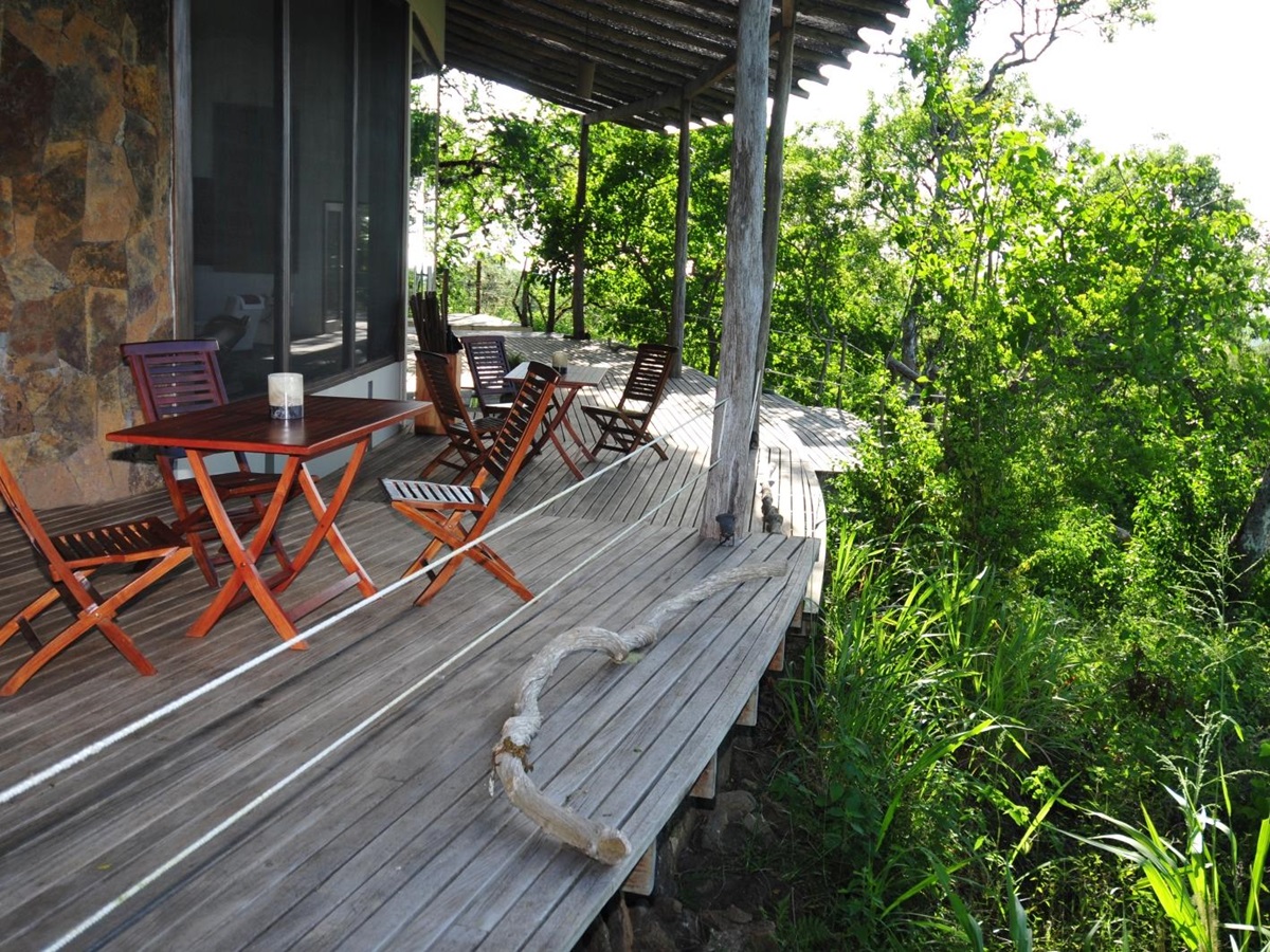 Terrace at Galapagos Safari Camp in Galapagos