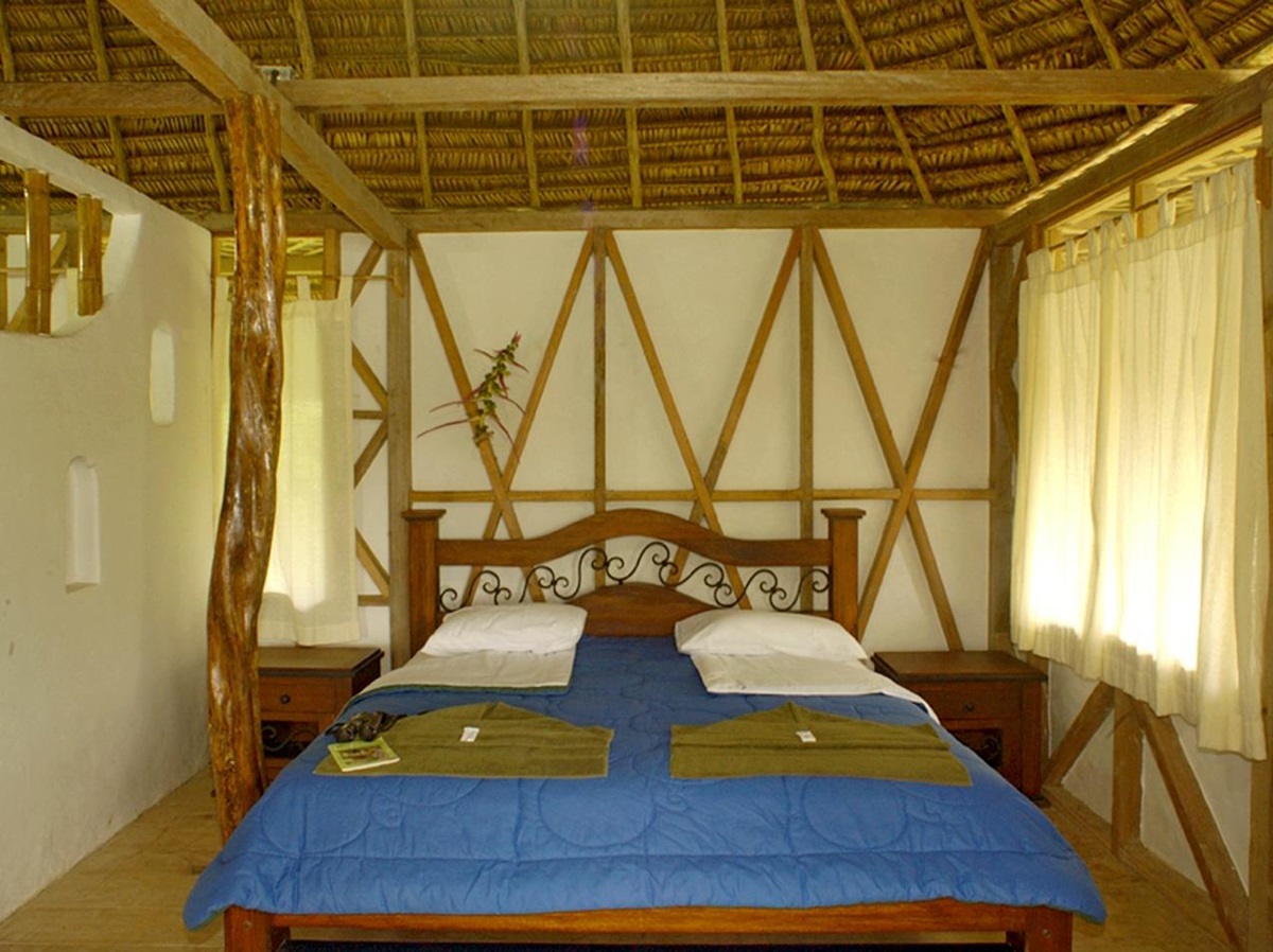 Bedroom at Napo Wildlife Centre Ecolodge in Ecuador