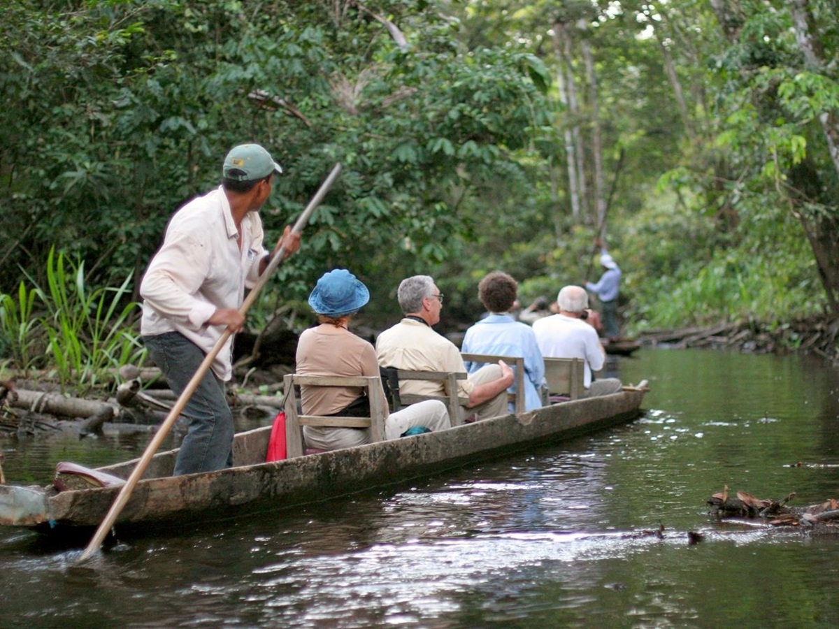 Canoe at Napo Wildlife Centre Ecolodge in Ecuador