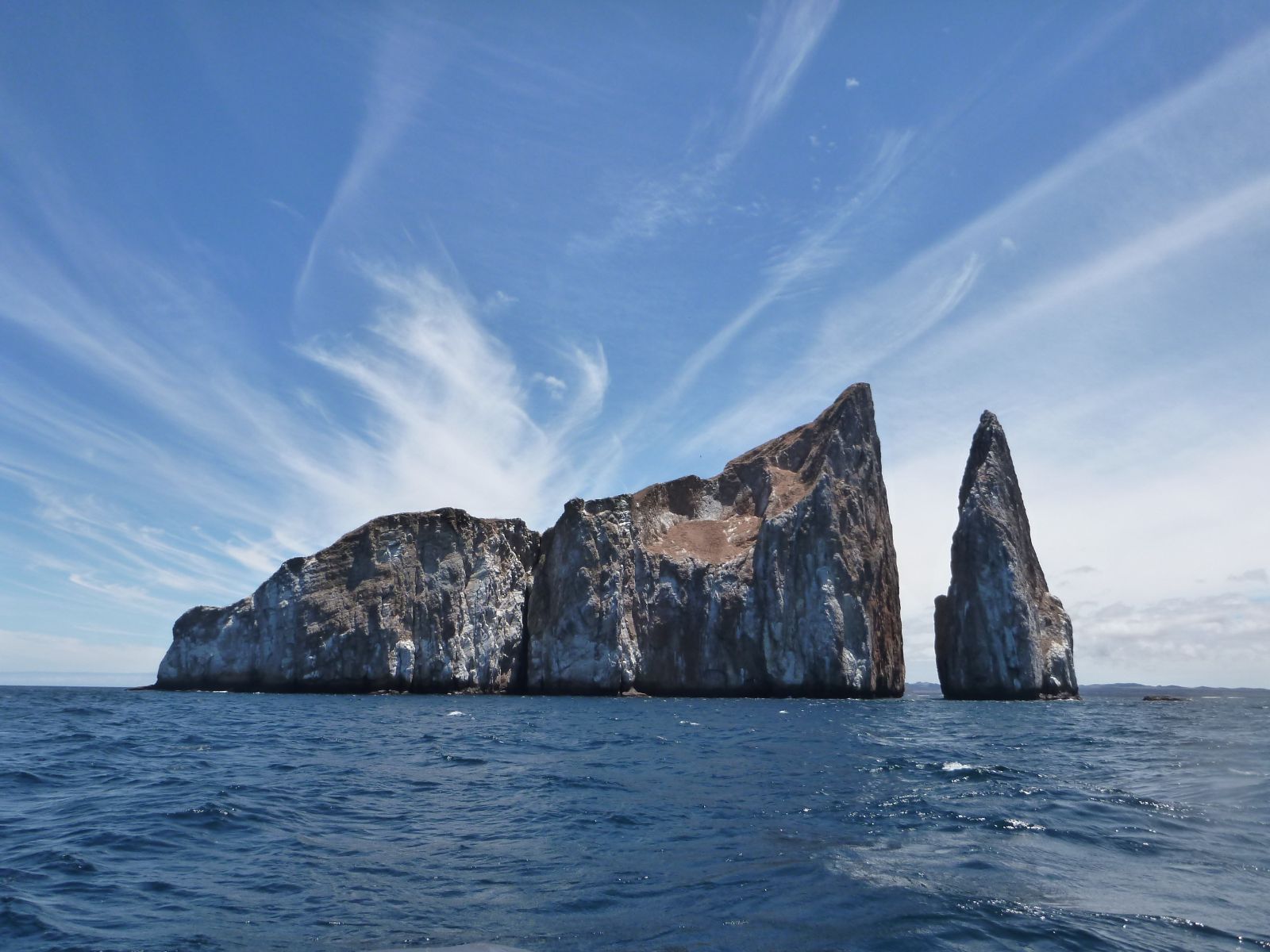Magnificent view of Kicker Rock in the Galapagos Islands, Ecuador