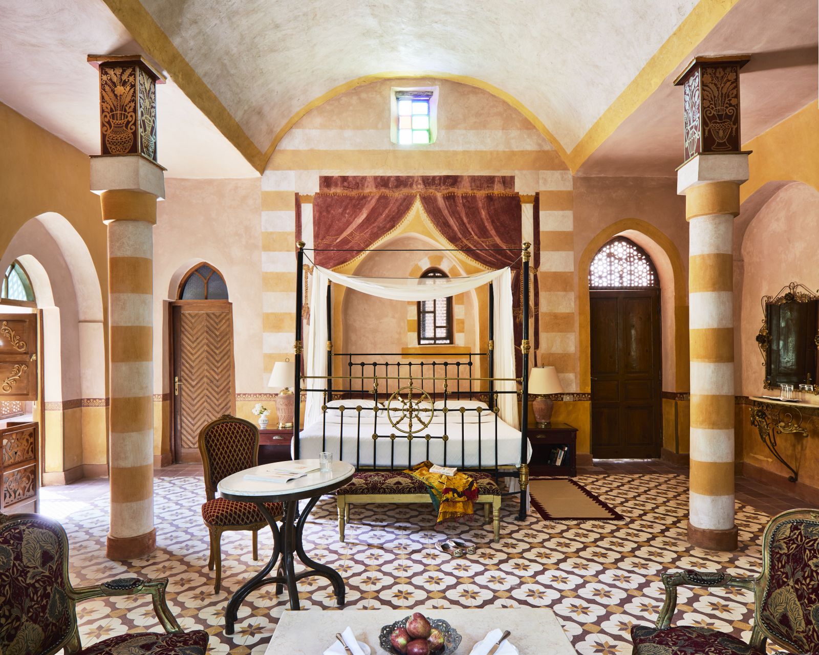 Suite at the Al Moudira hotel in Luxor