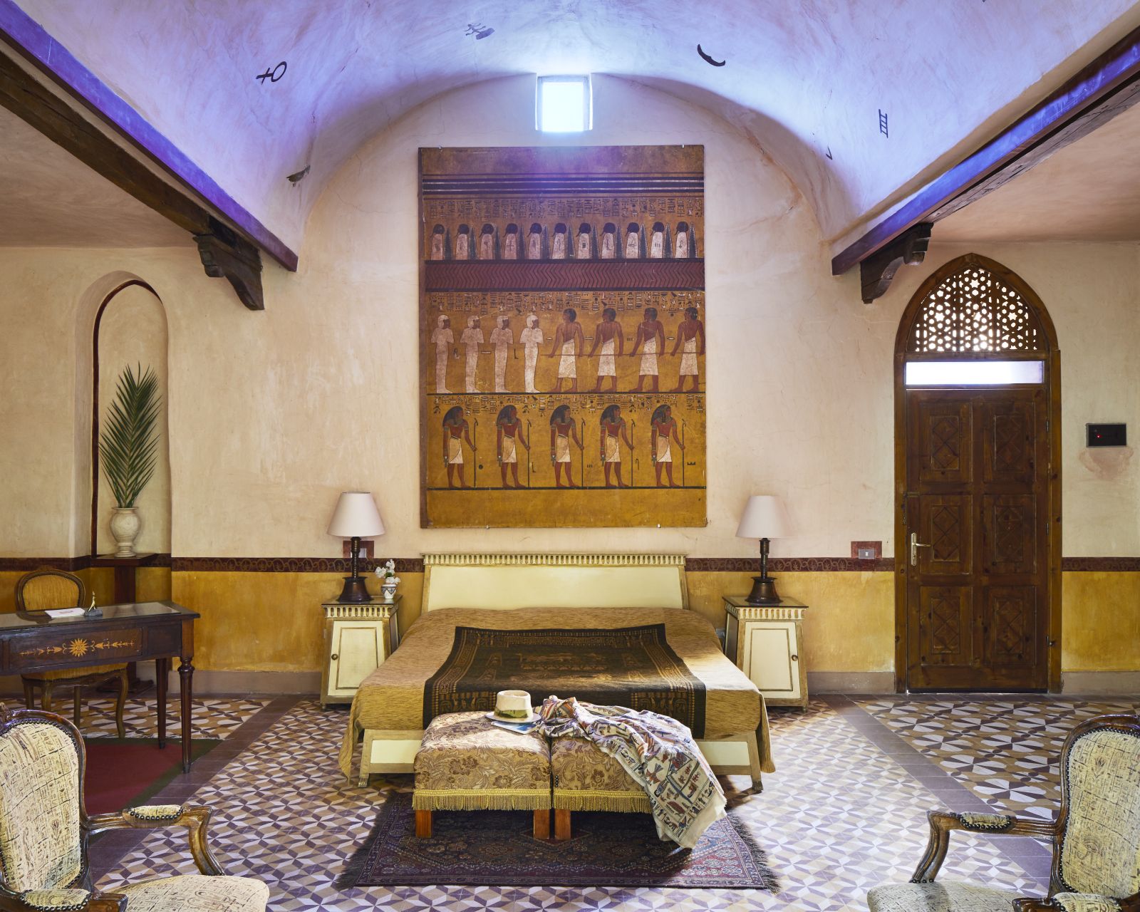 Suite at the Al Moudira hotel in Luxor
