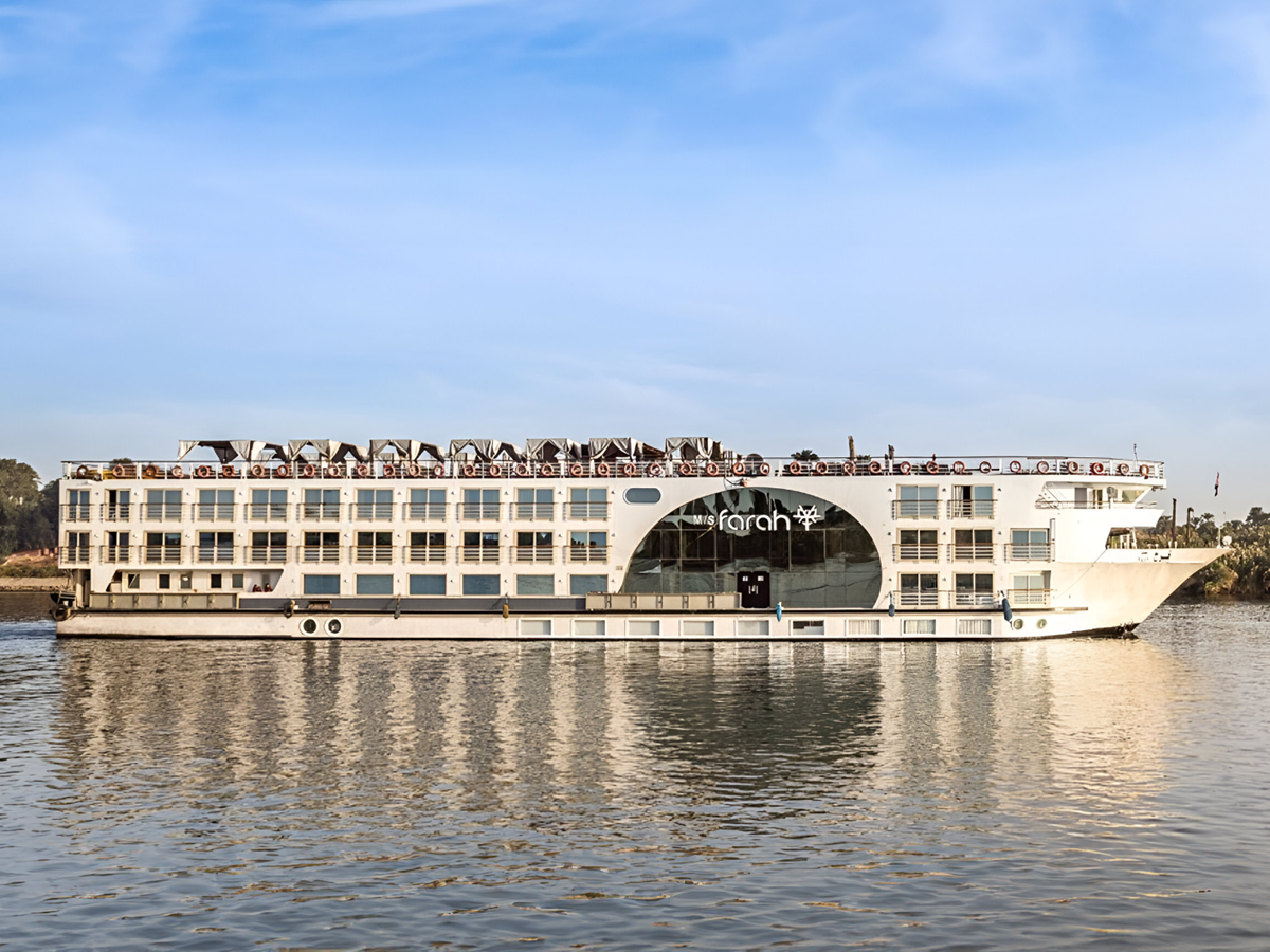 Facade of Farah Nile Cruise in Egypt