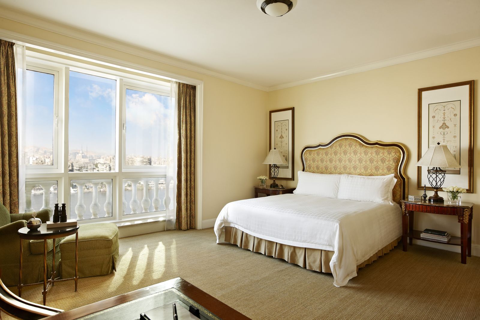 Suite with river view at Four Seasons Nile Plaza Cairo