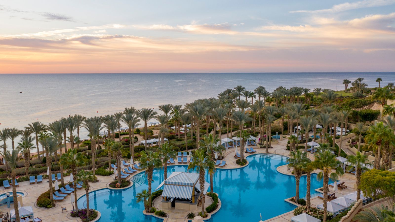 Aerial view of the Four Seasons Resort Sharm El Sheikh
