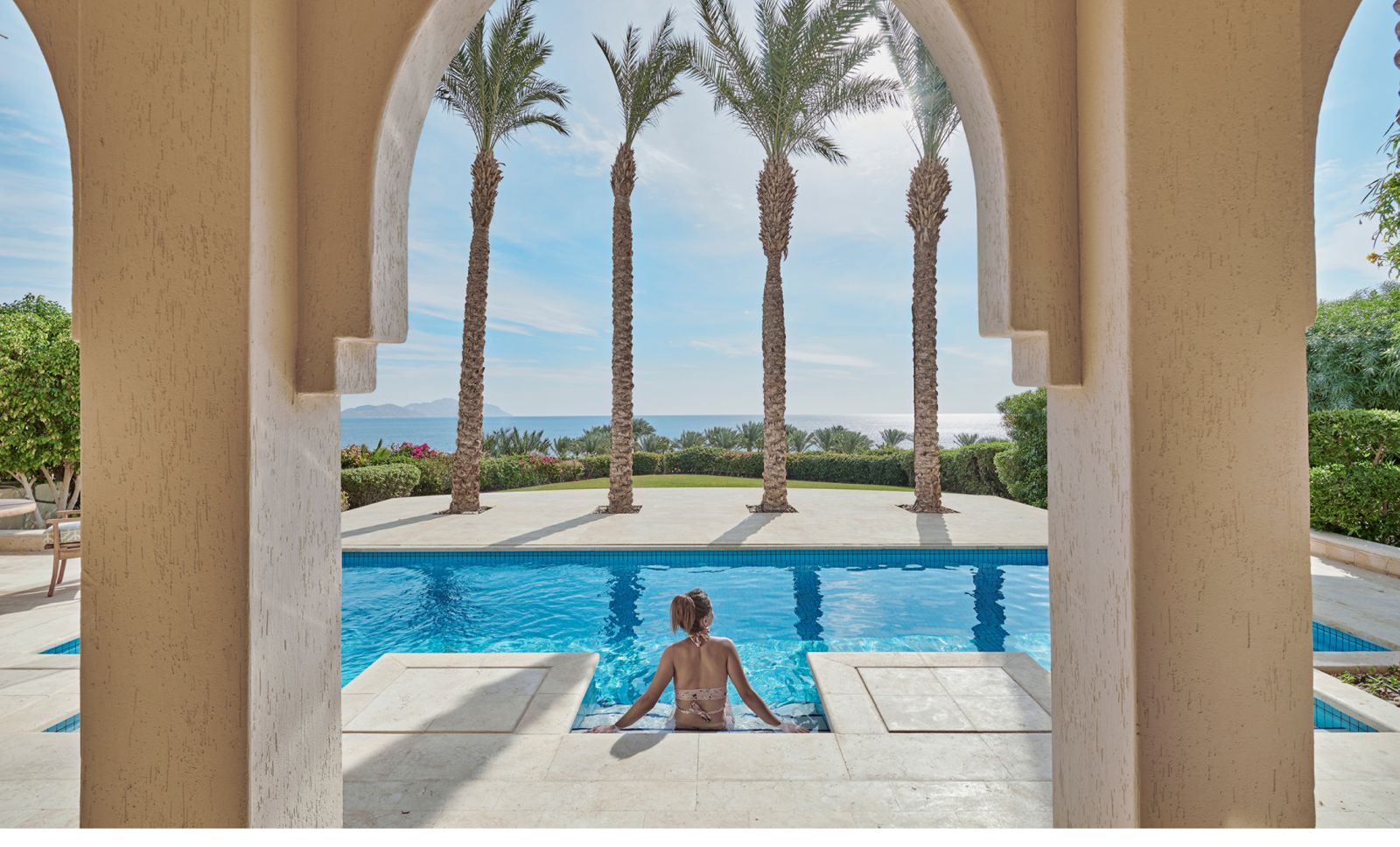 Private pool of the Signature Suite at Four Seasons Resort Sharm El Sheikh