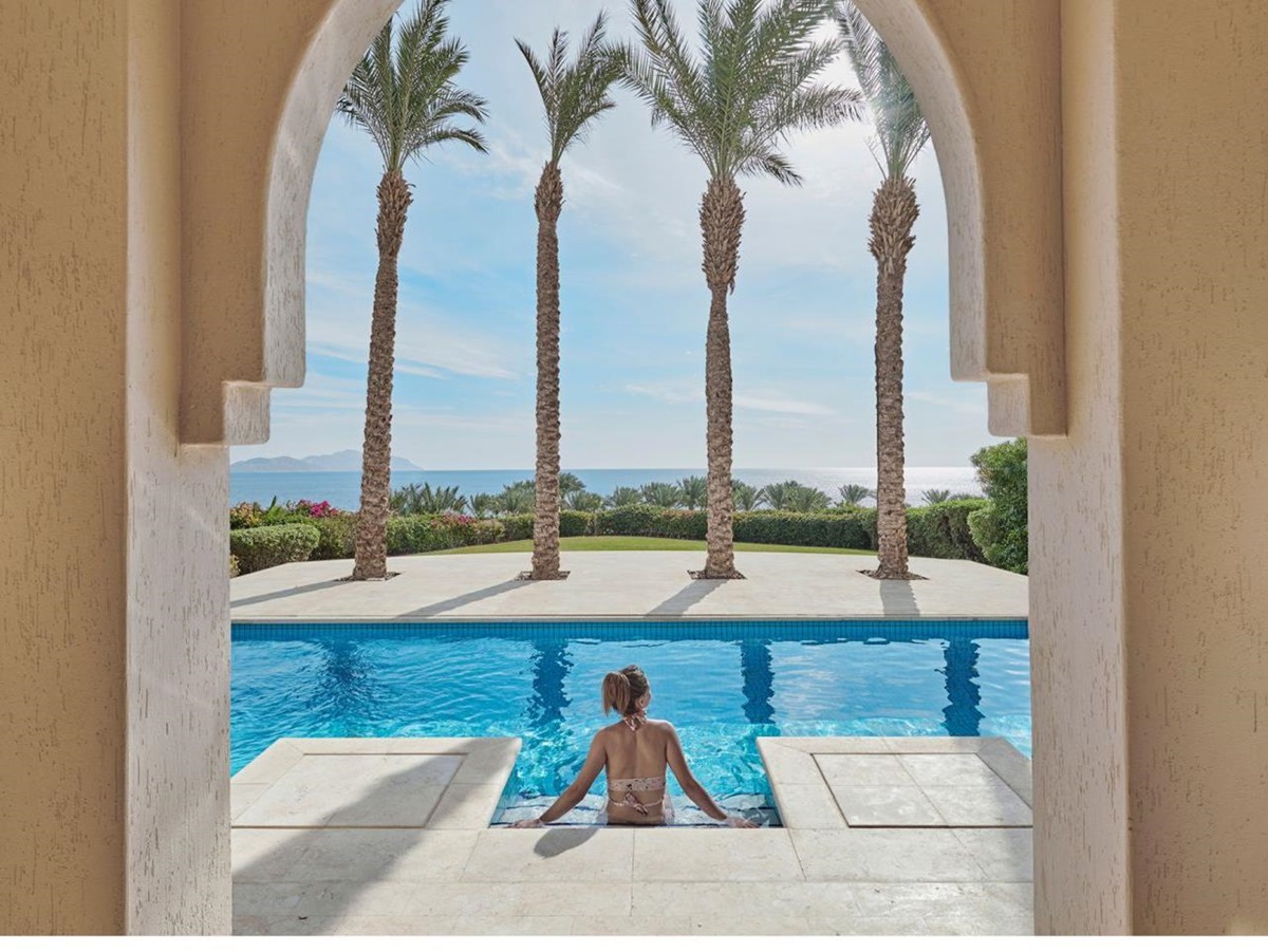 Private pool of the Signature Suite at Four Seasons Resort Sharm El Sheikh