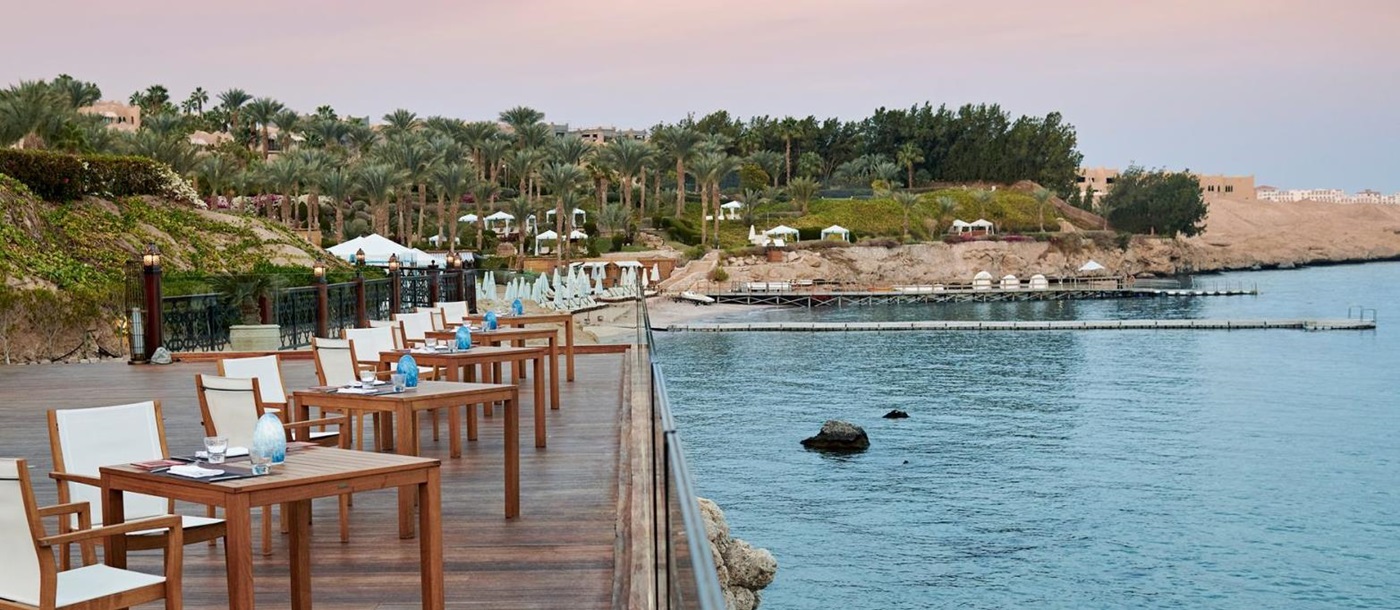 Terrace and sea view at Four Seasons Resort Sharm El Sheikh
