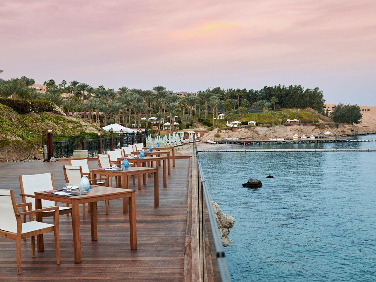 Terrace and sea view at Four Seasons Resort Sharm El Sheikh