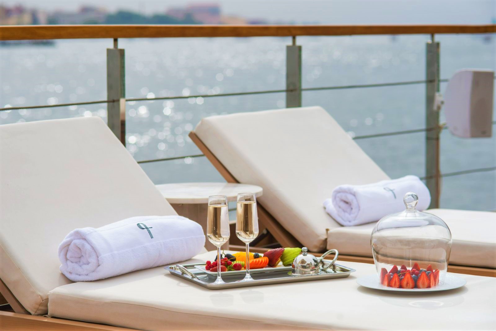 Loungers onboard the Kazazian Nile cruise in Egypt