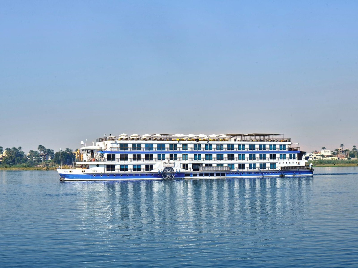 Exterior view of the Oberoi Philae Nile cruise