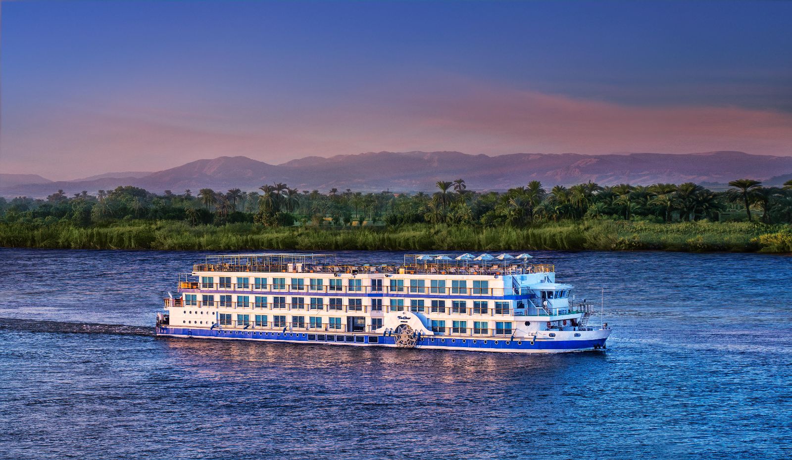 Exterior view of the Oberoi Philae on the River Nile in Egypt