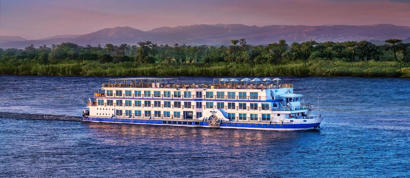 Exterior view of the Oberoi Philae on the River Nile in Egypt