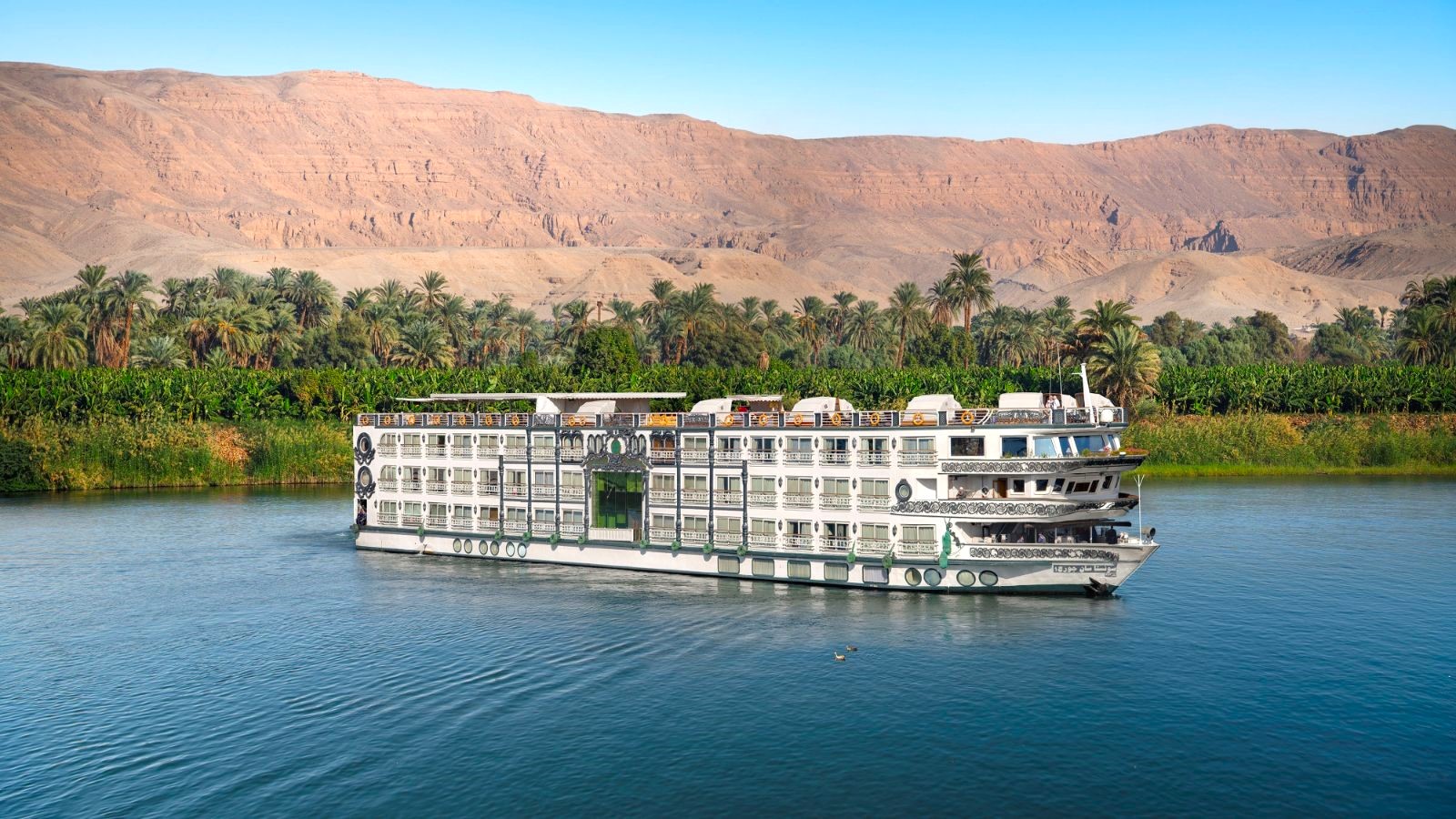 Exterior view of the Sonesta St George I  Nile Cruise in Egypt