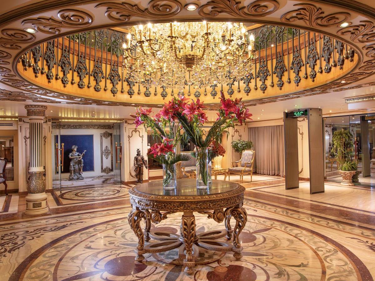 Lobby onboard the Sonesta St George I Nile Cruise in Egypt