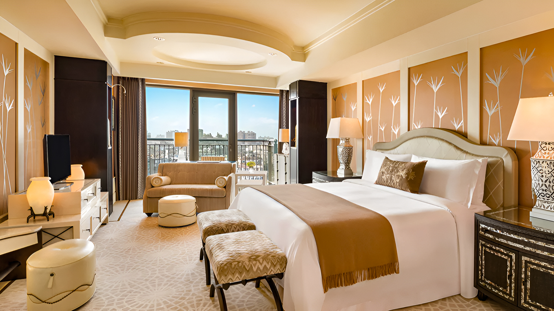 Astor room with city views at the St Regis Cairo
