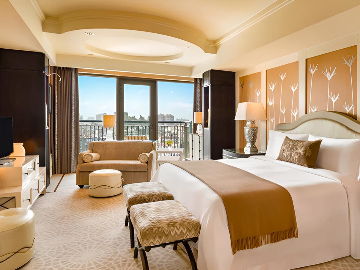 Astor room with city views at the St Regis Cairo