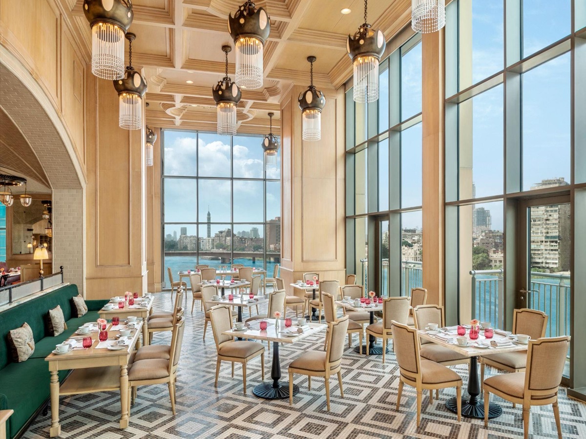 La Zisa restaurant at St Regis Cairo in Egypt