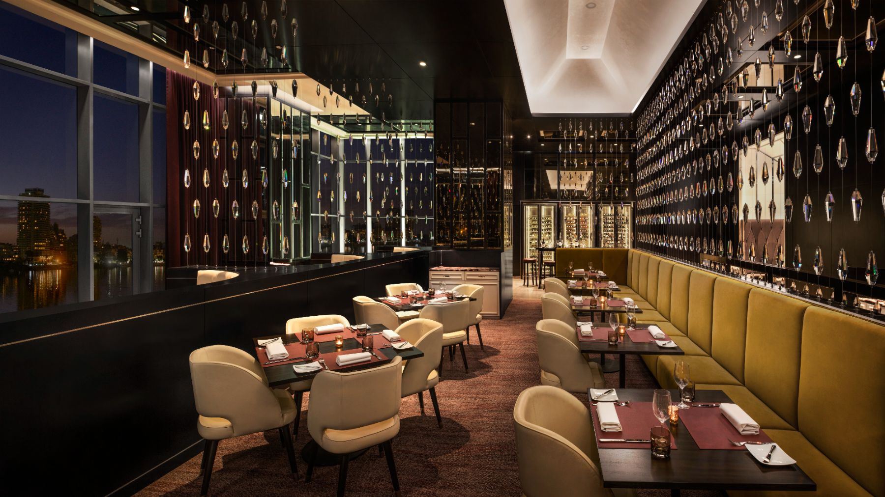 Steakhouse restaurant at St Regis Cairo in Egypt