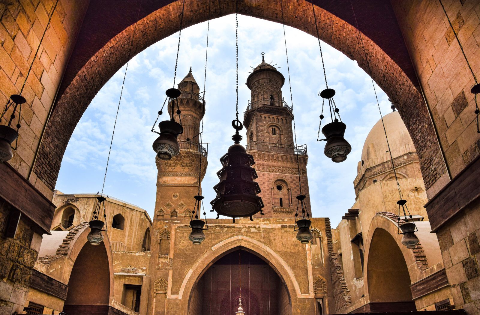 Islamic arches in Cairo, Egypt
