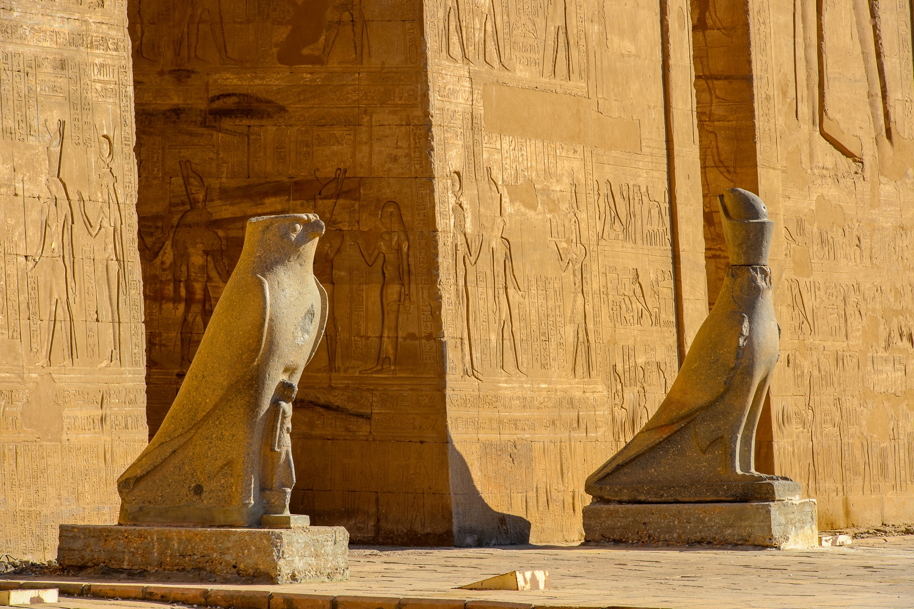 Temple of Horus at Edfu on the River Nile, Egypt