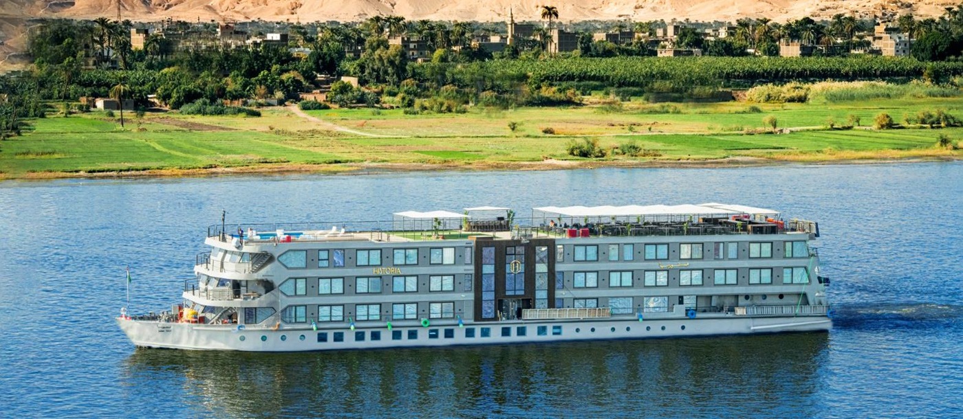 The Historia cruise boat on the Nile in Egypt