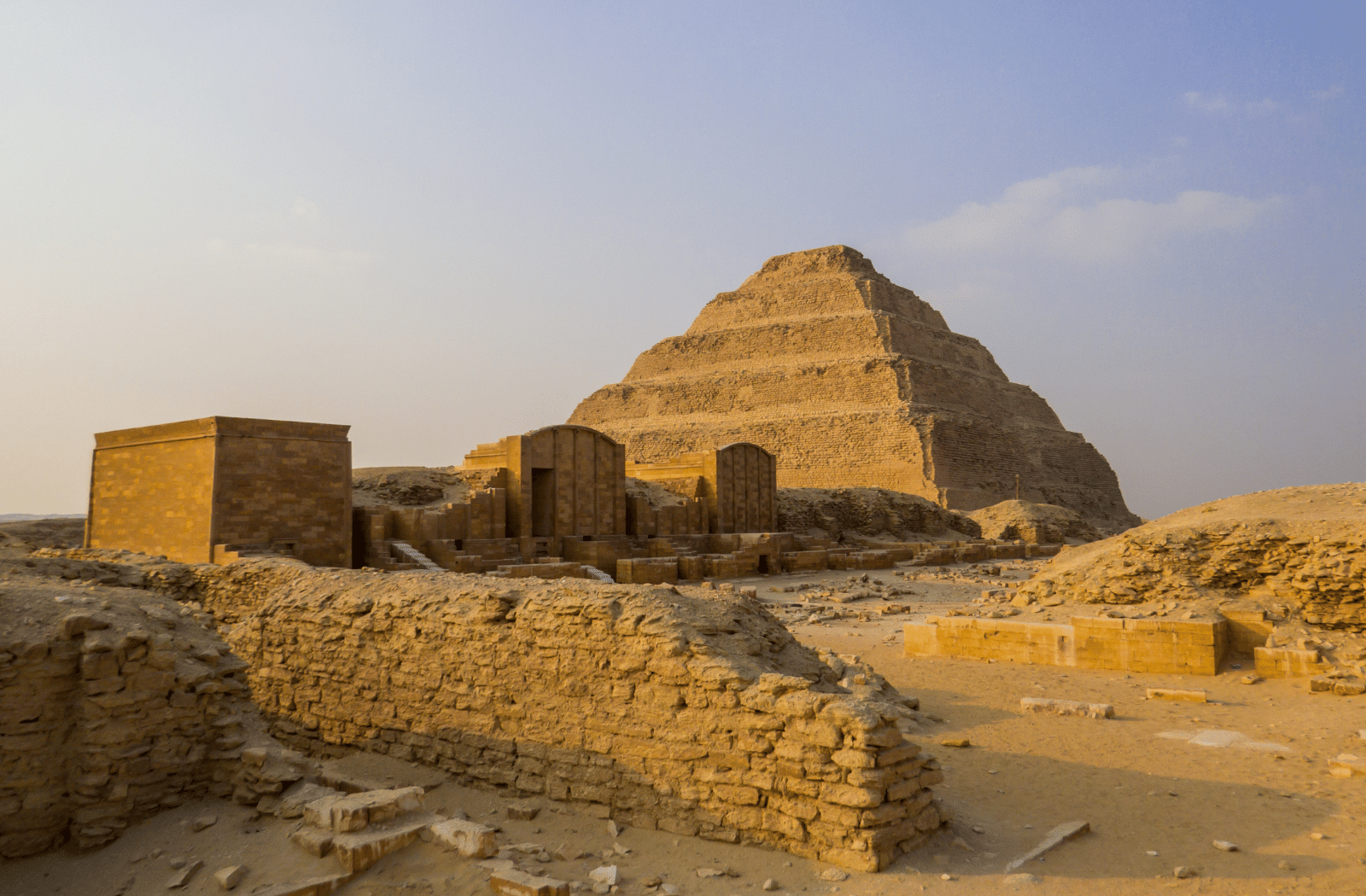 Ancient site of Saqqara, Egypt
