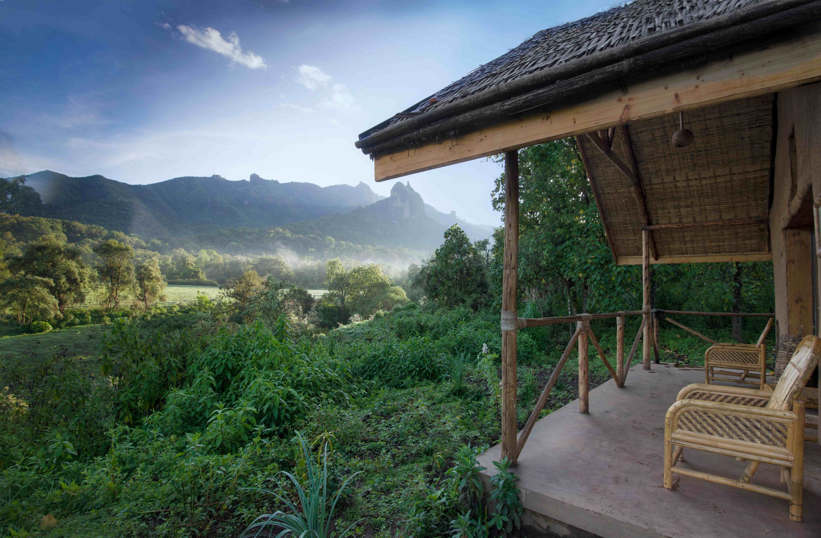 View from  Bale Mountain Lodge
