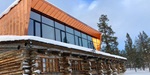 The facade of Javri Lodge in Finland