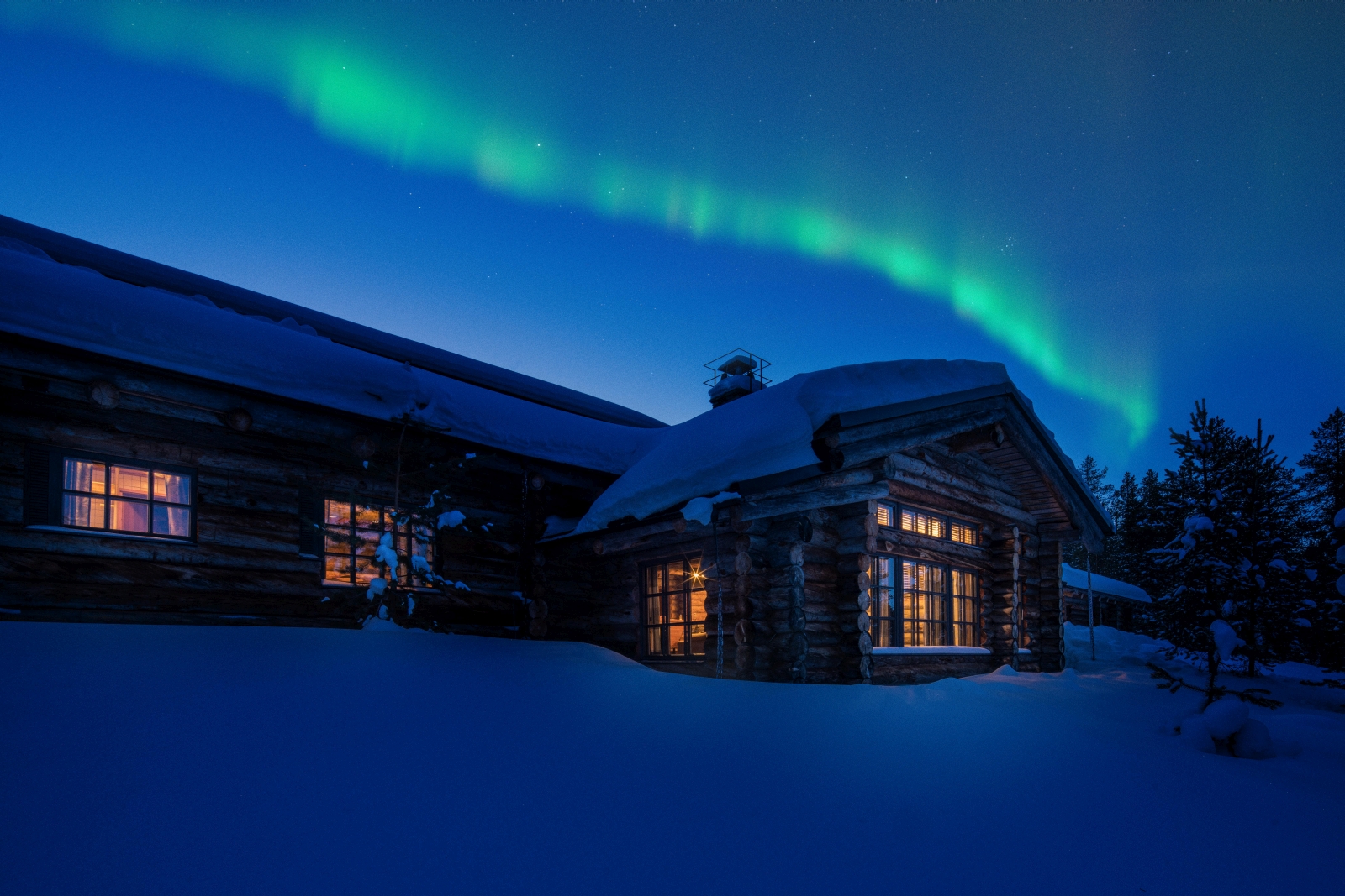 Northern Lights at L7 Luxury Lodge