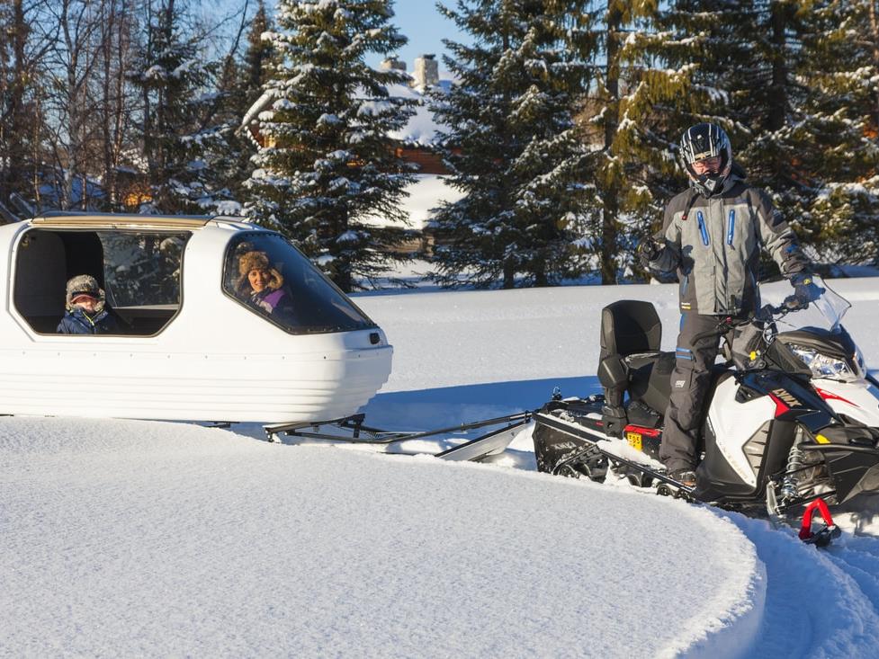 Snowmobile Shuttle at L7 Luxury Lodge
