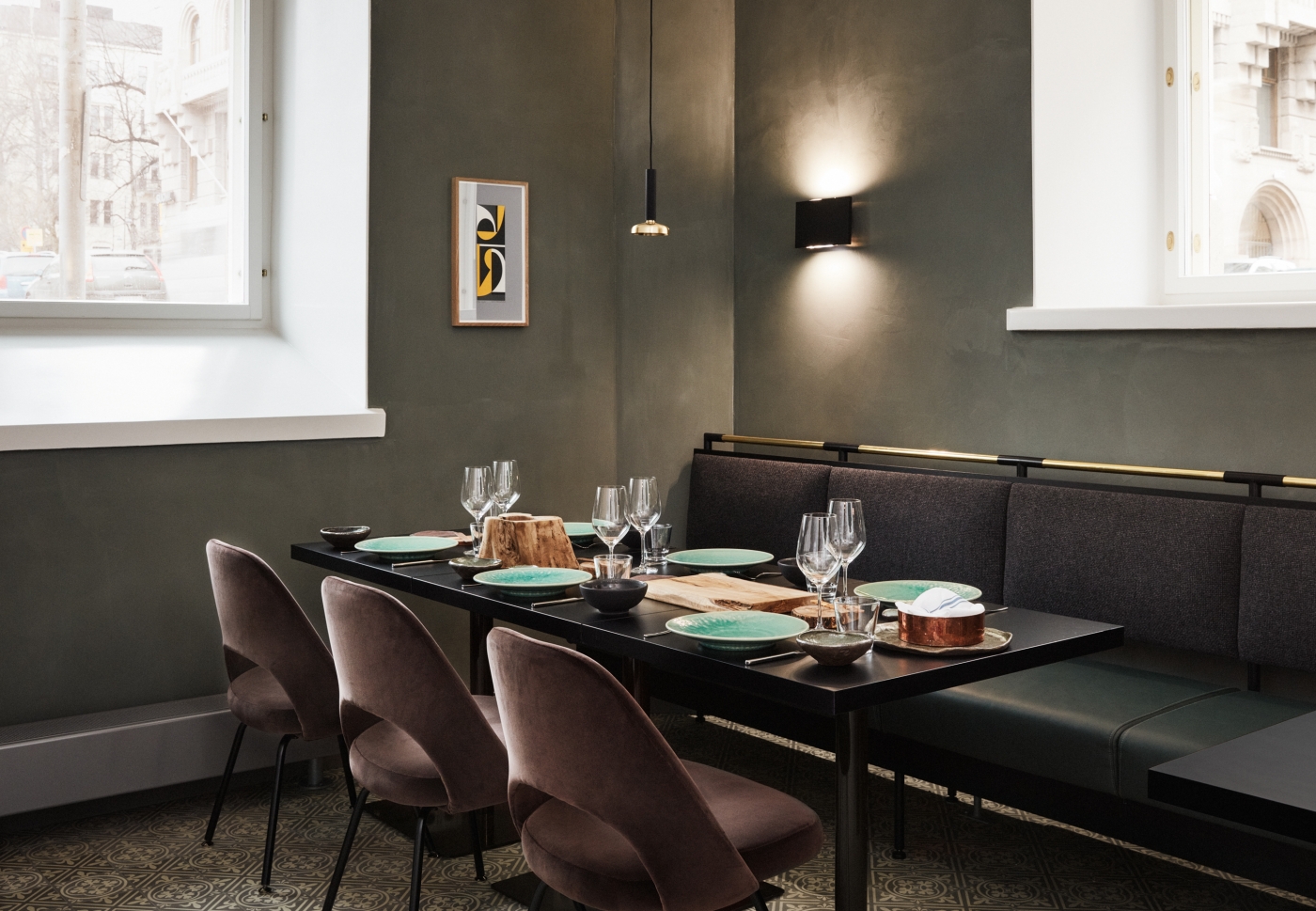 Restaurant at St George Hotel in Helsinki Finland