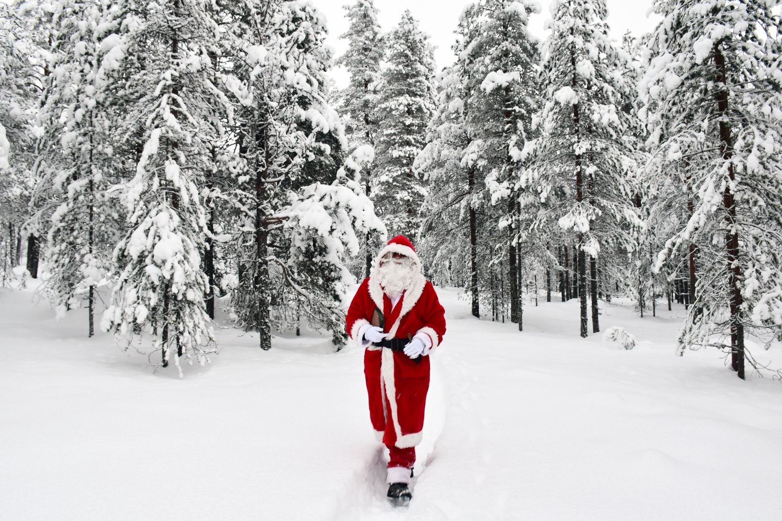 Santa Claus in Finnish Lapland