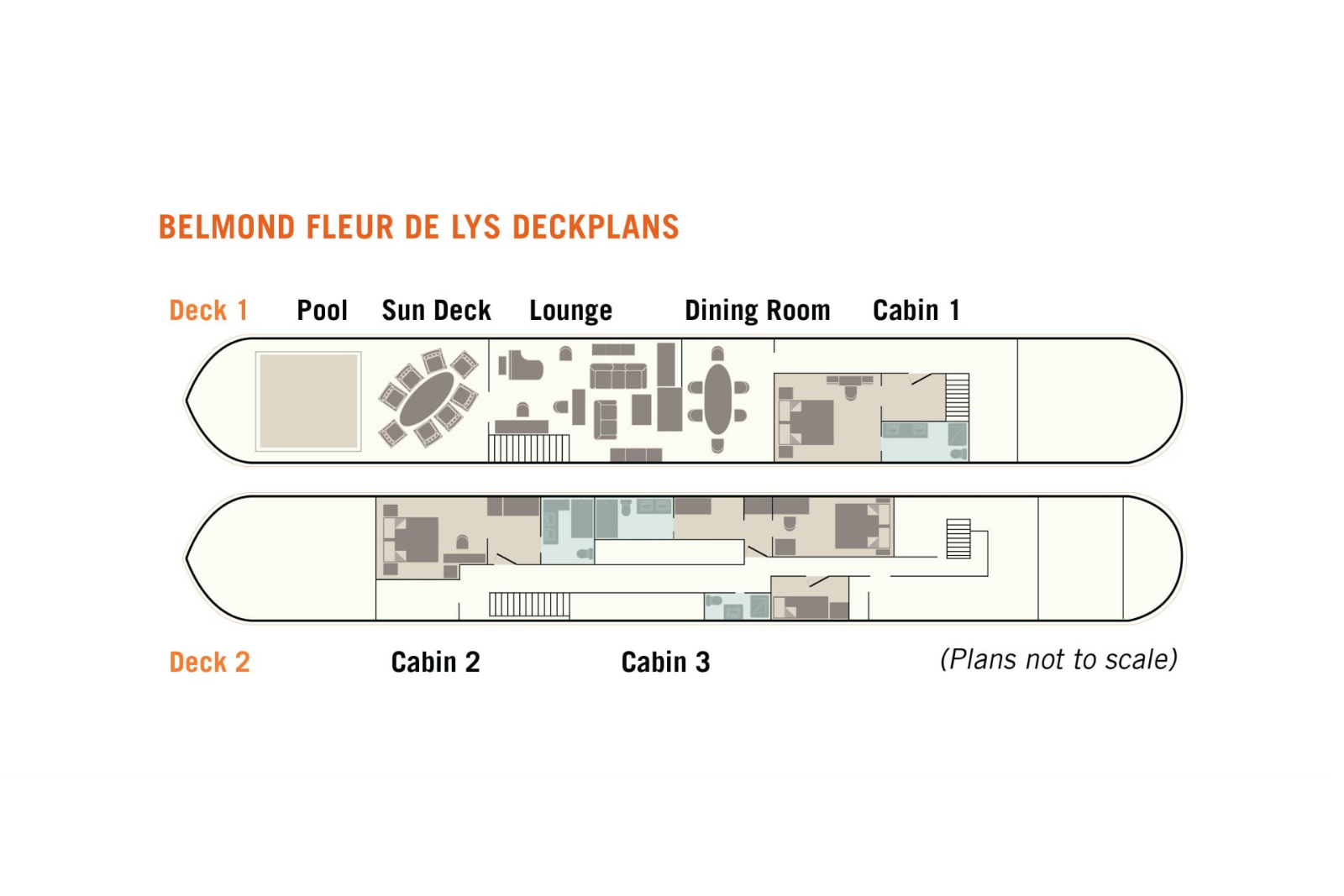 Belmond Fleur de Lys-Deck Plan
