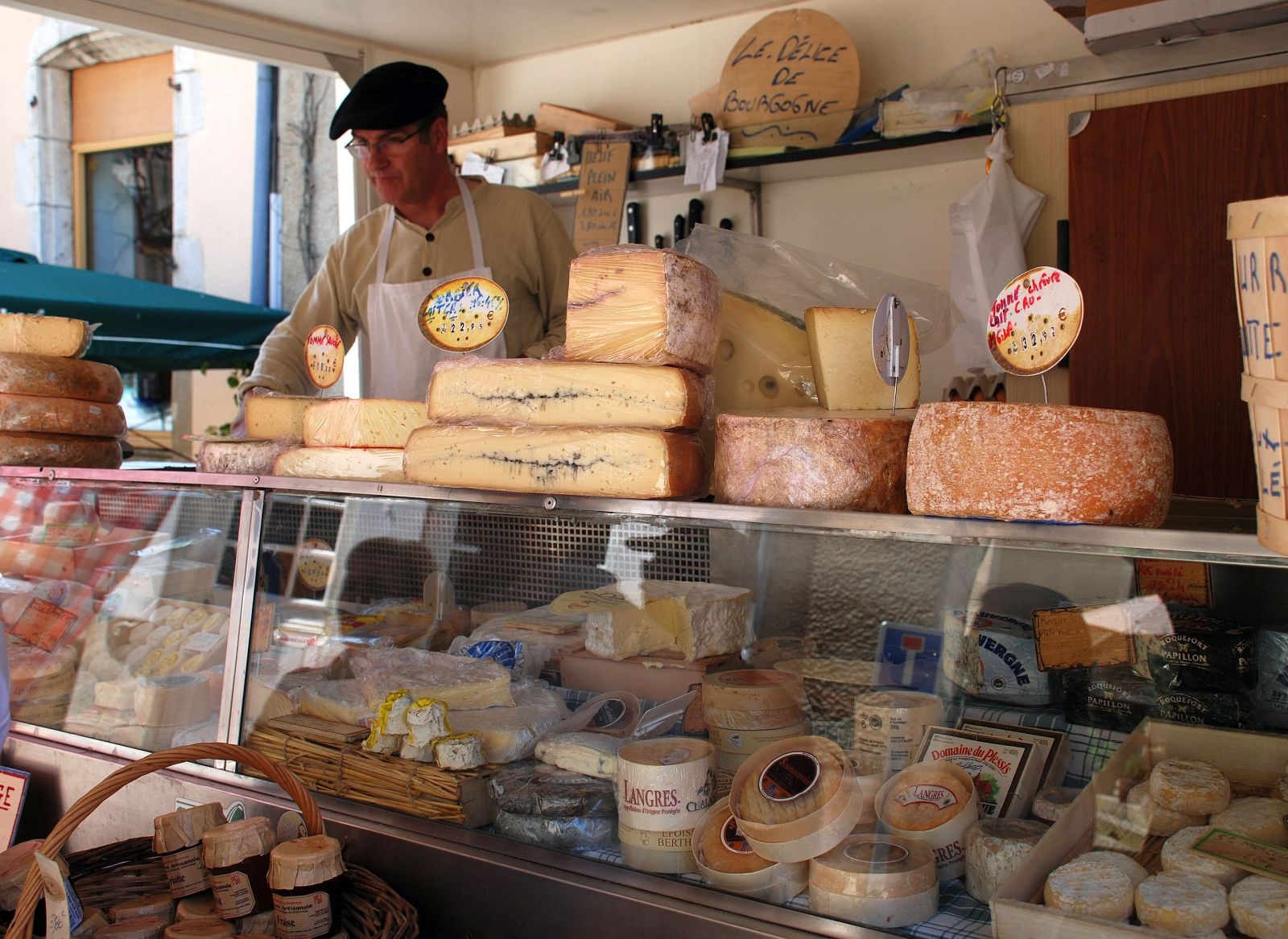 Excursion to a fromagerie from the Belmond Fleur de Lys river barge in France
