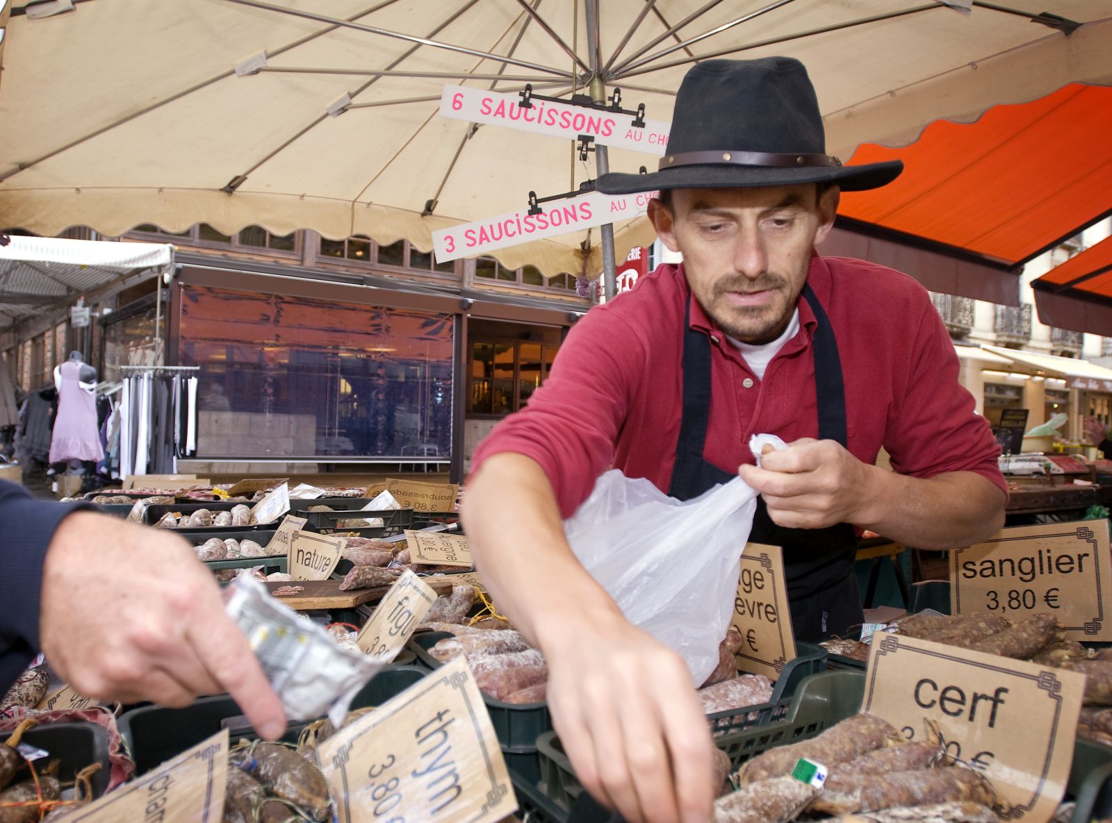 Visit to a local market from the Belmond Fleur de Lys river barge in France
