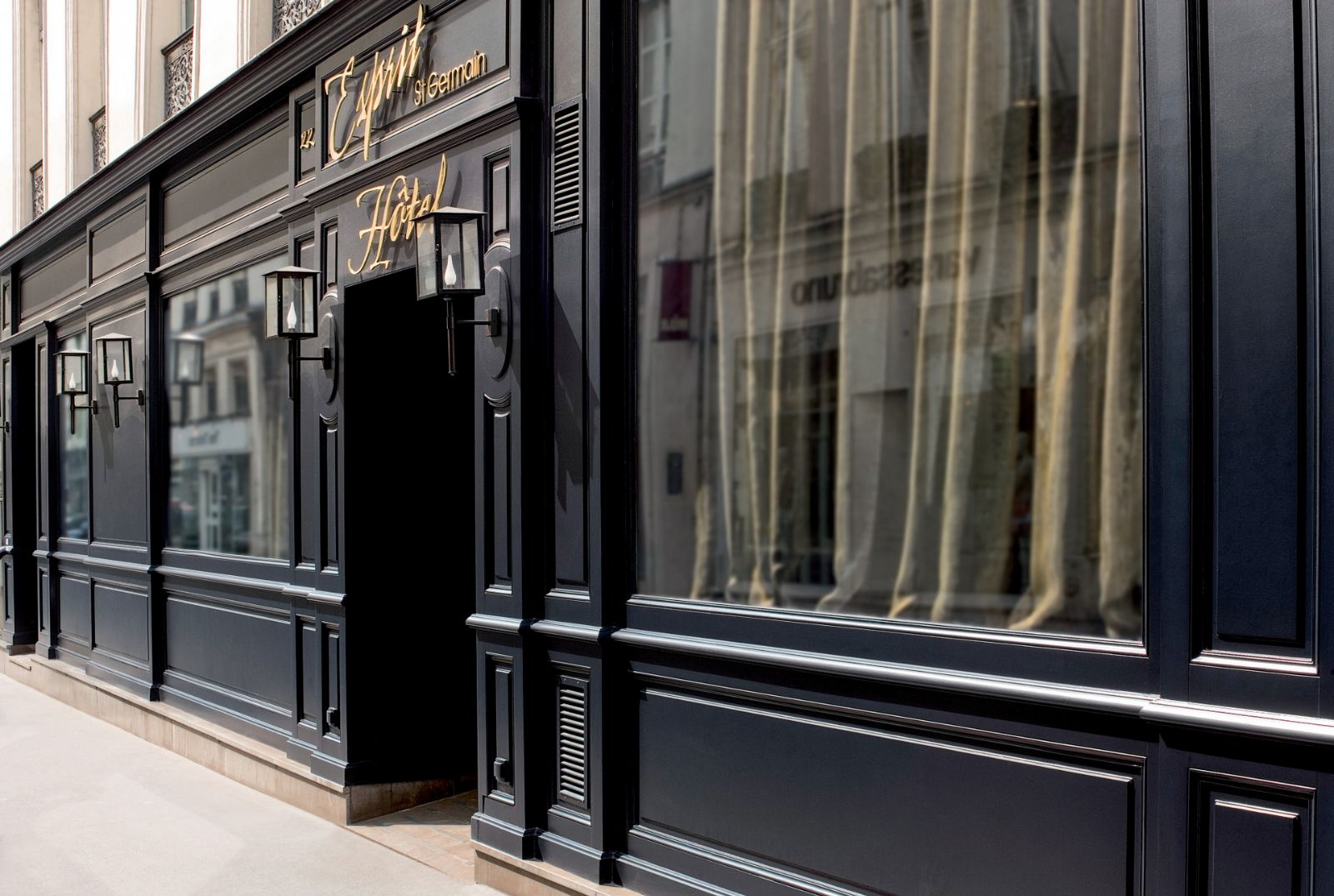 The exterior of Esprit Saint Germain in Paris, France