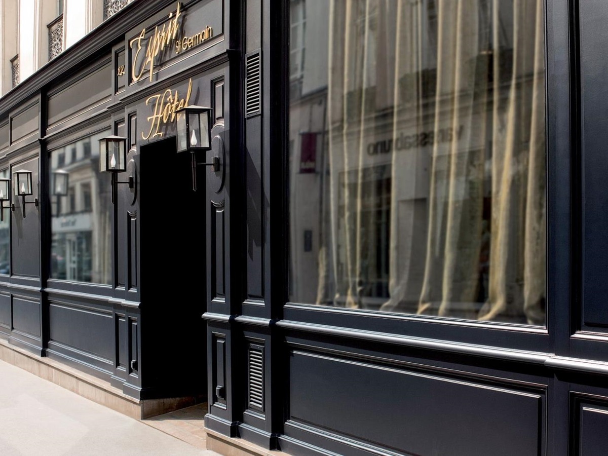 The exterior of Esprit Saint Germain in Paris, France