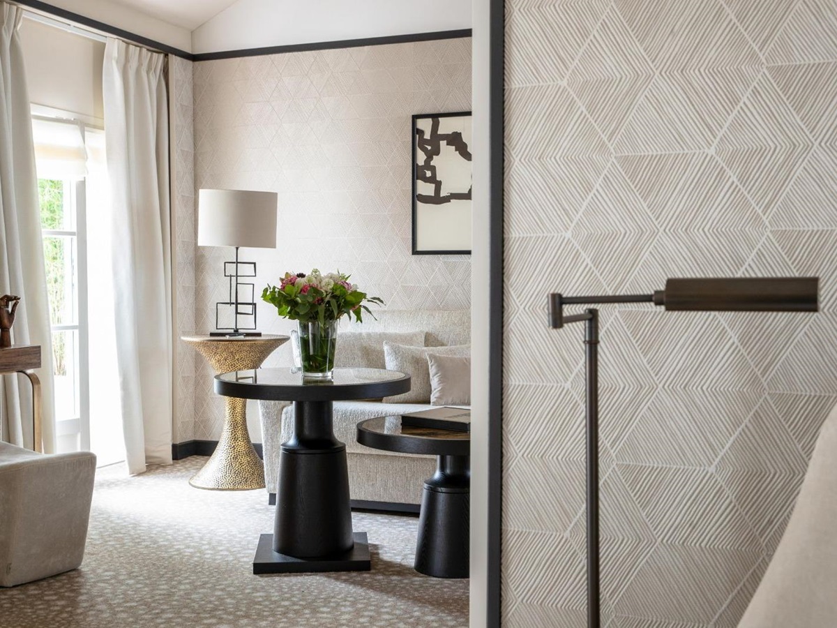 Guest suite seating area at Esprit Saint Germain in Paris, France