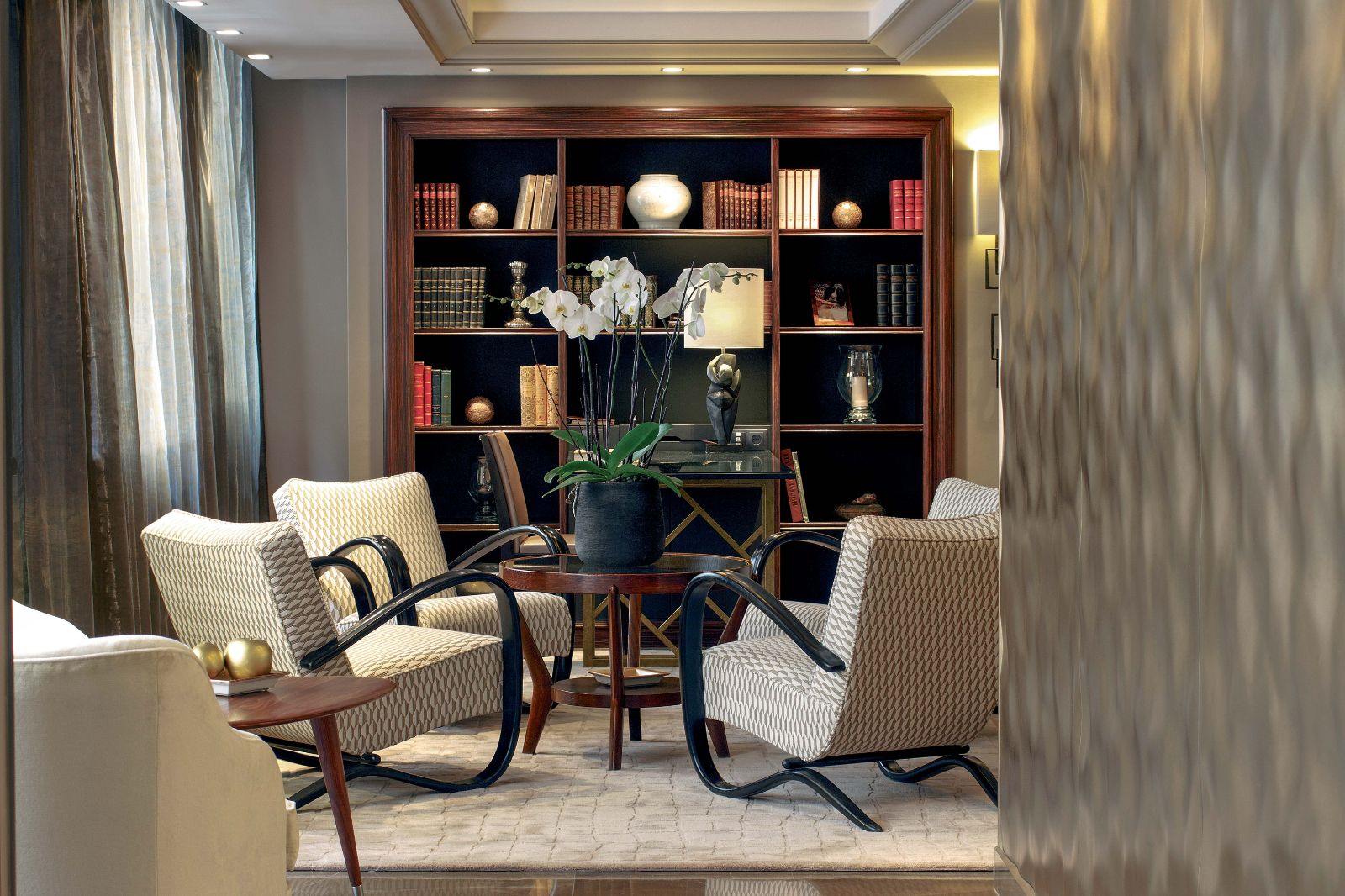 Lounge area at Esprit Saint Germain in Paris, France