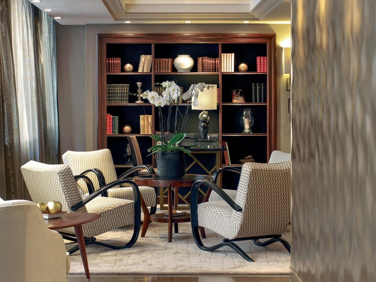 Lounge area at Esprit Saint Germain in Paris, France