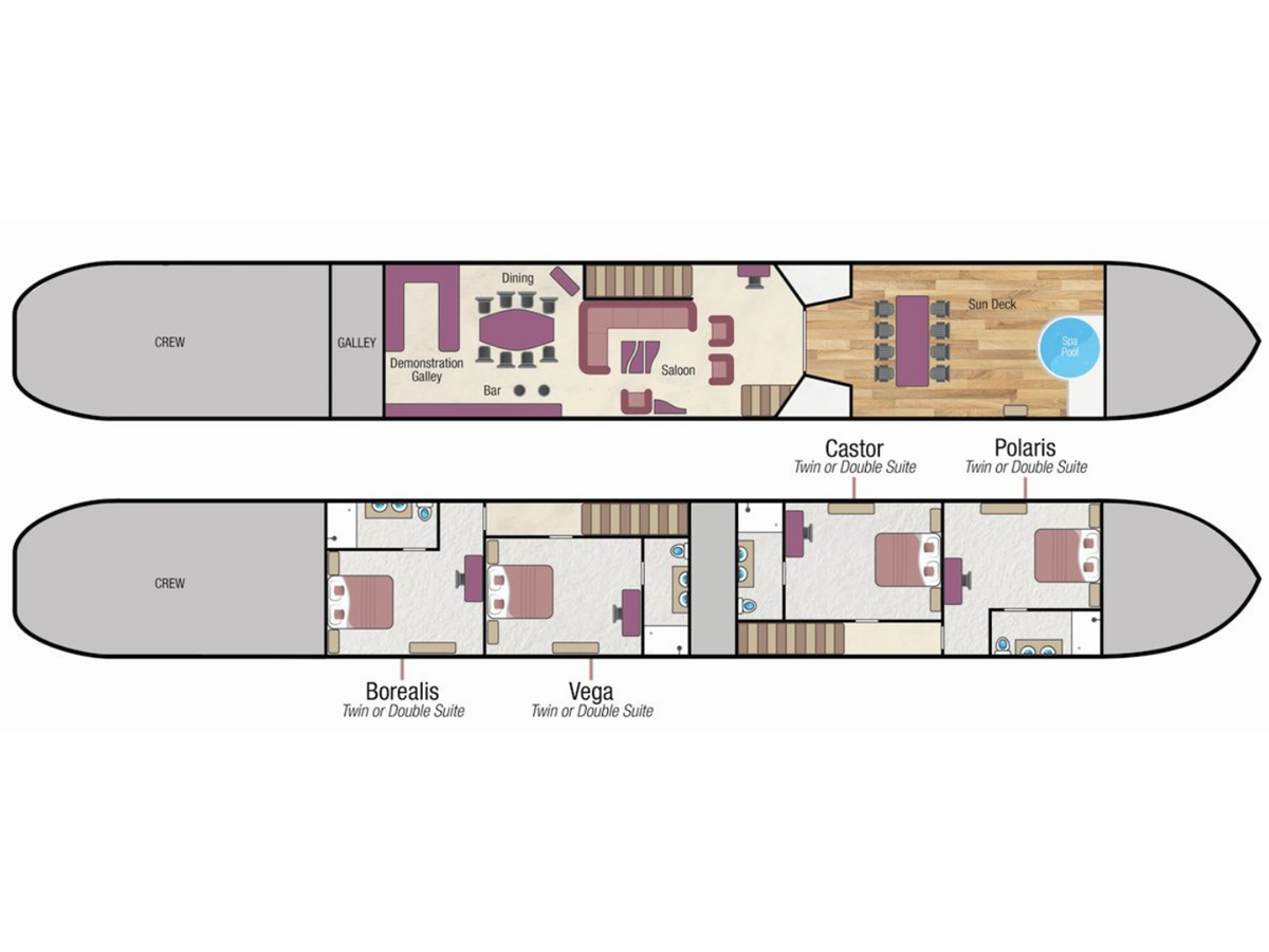 Deck Plan for Finesse - France