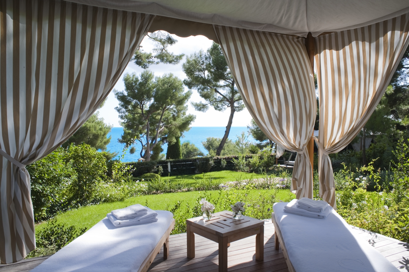 Spa garden at Grand-Hotel du Cap-Ferrat in France