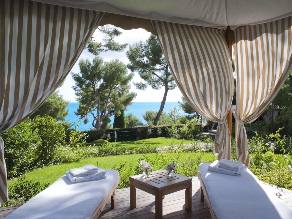 Spa garden at Grand-Hotel du Cap-Ferrat in France