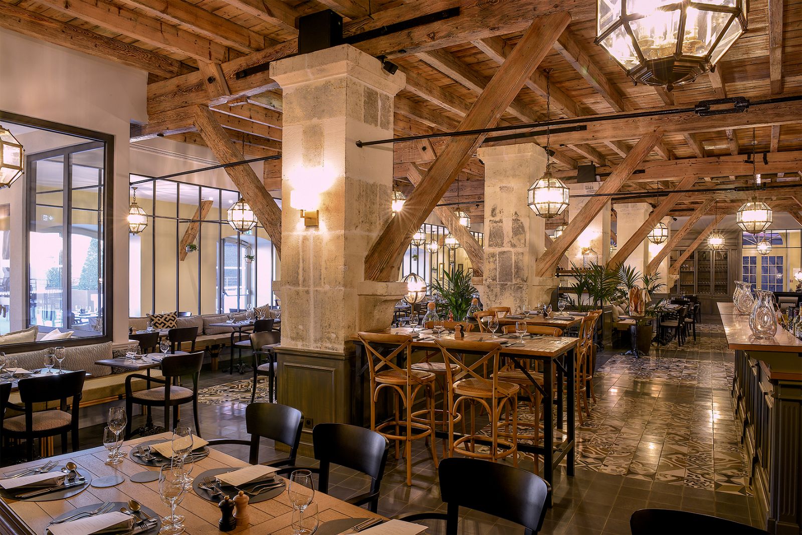Brasserie Distillerie at Hotel Chais Monnet & Spa in South West France