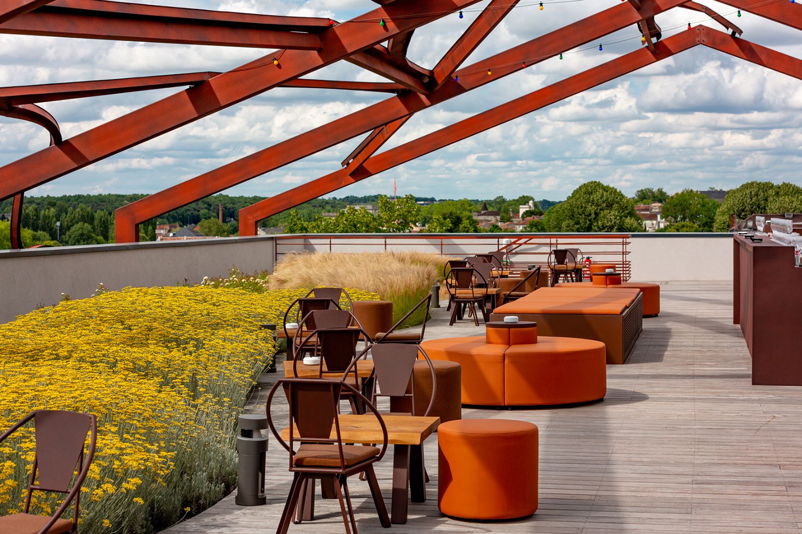rooftop at Hotel Chais Monnet & Spa in South West France