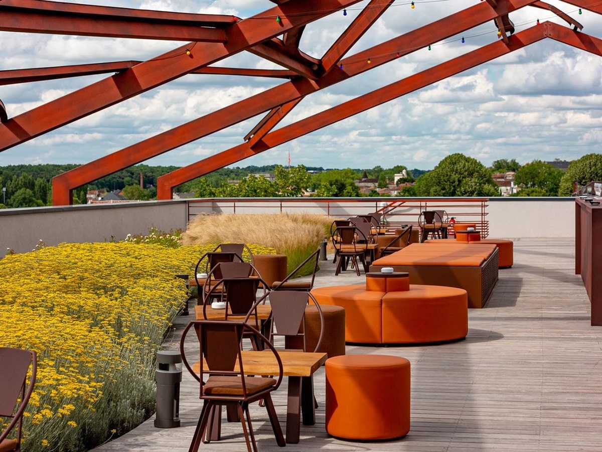rooftop at Hotel Chais Monnet & Spa in South West France