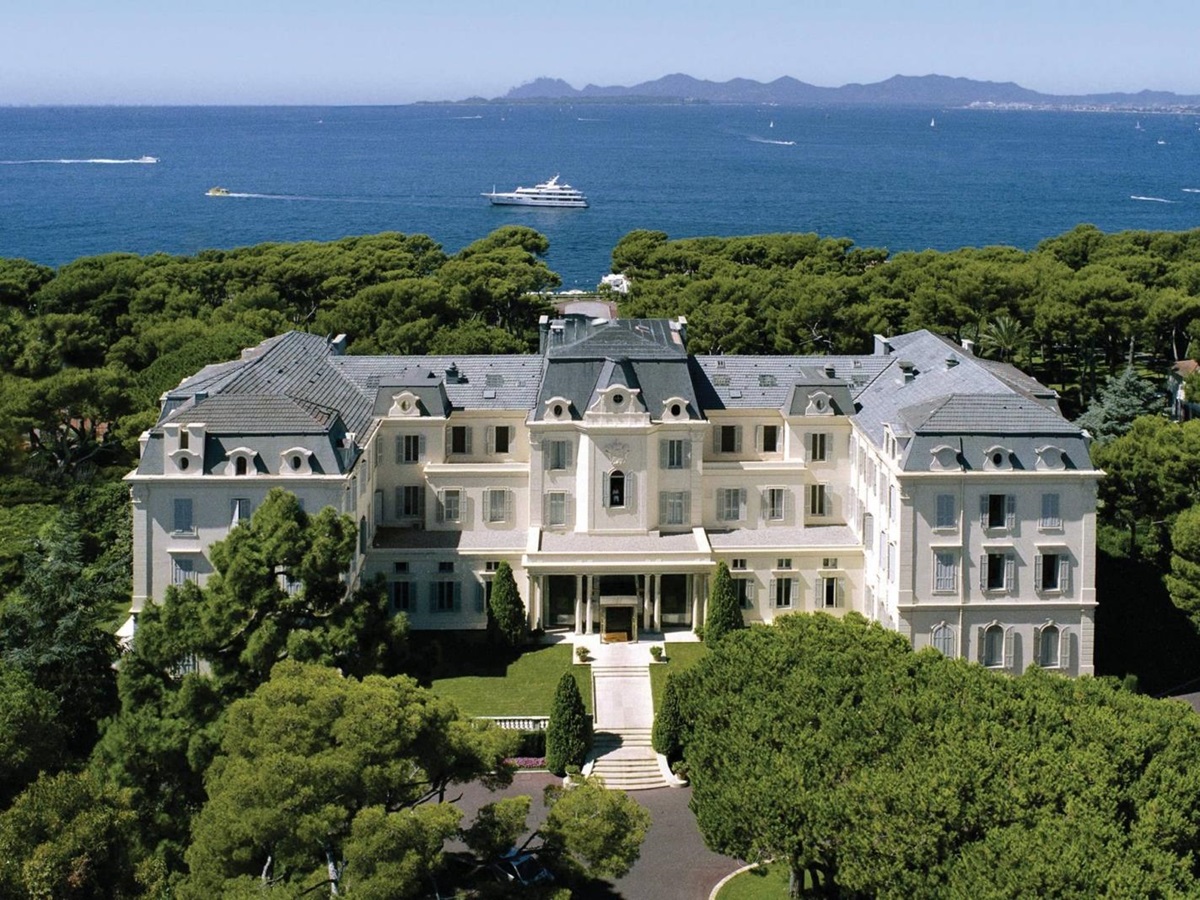 Aerial Exterior view of Hotel du Cap-Eden-Roc in France